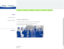 Tablet Screenshot of bopp-kollegen.de